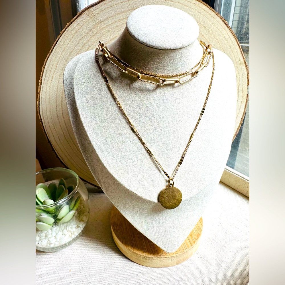 Madewell Three Chain Necklace
